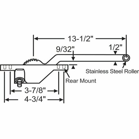 STRYBUC Single Arm Casement Operator 36-439-3